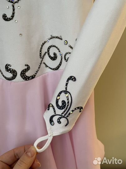 Новое платье для фигурного катания рост 122-128см