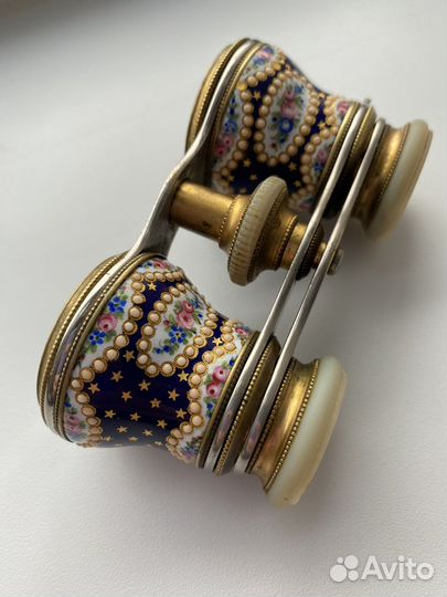 Антикварный театральный бинокль Франция