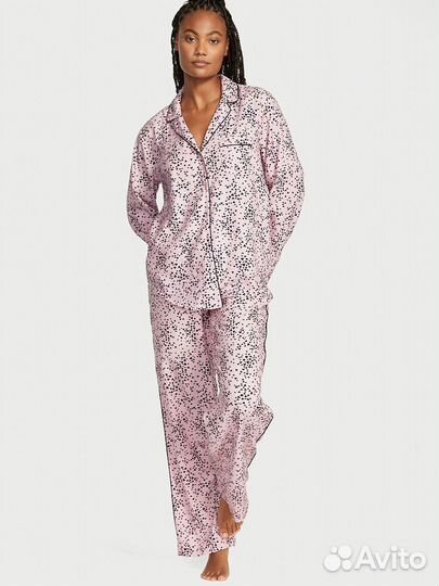 Пижама Victoria's Secret Flannel Long Pajama Set