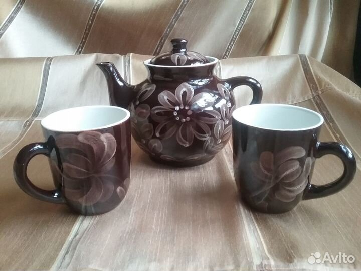 Керамические чайники и кружки из СССР