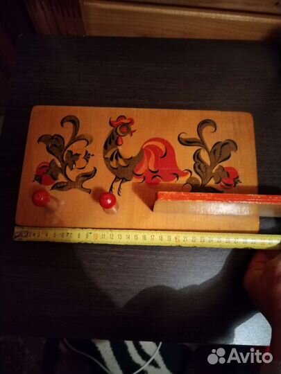 Деревянная вешалка/полочка СССР