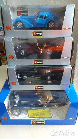 Коллекция Автомобилей Bburago Италия