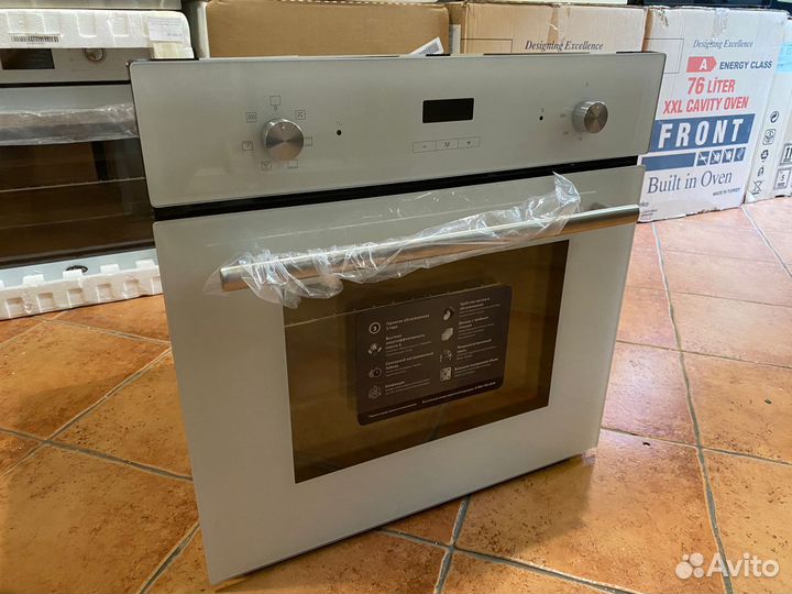 Духовой шкаф oasis D-DW6, стекло белое