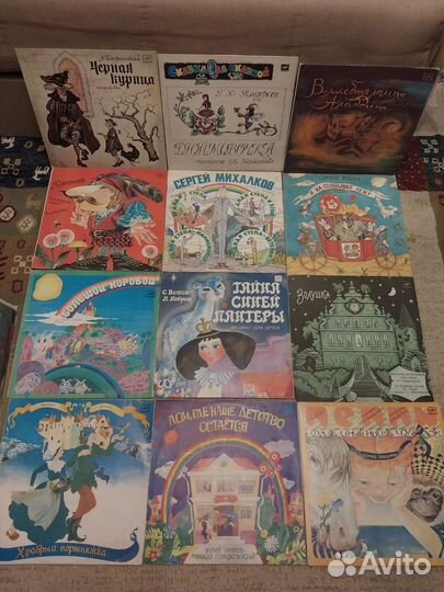 Виниловые пластинки детские сказки