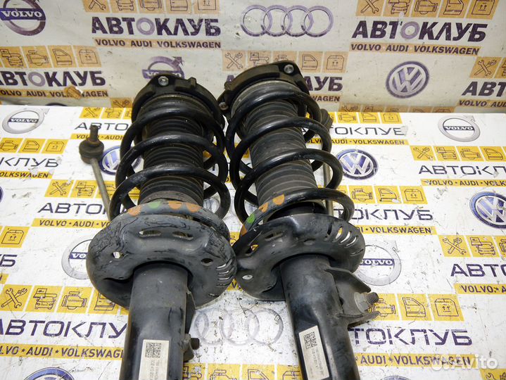 Амортизаторы передние+пружины WV Пассат B7 Б7 к-т