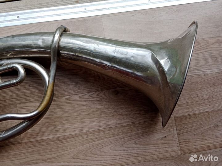 Музыкальный духовой инструмент труба СССР