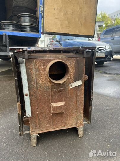 Печка буржуйка СССР чугунная