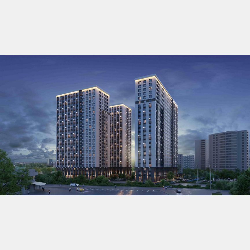 Квартира-студия, 21,8 м², 23/25 эт.