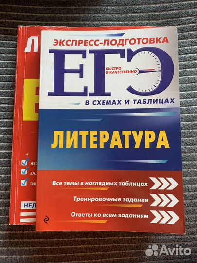 Егэ литература книги