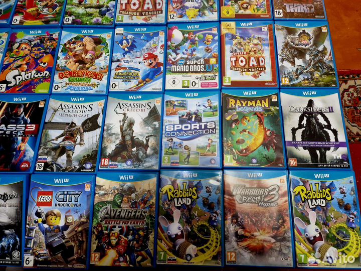 Диски на Nintendo WII U