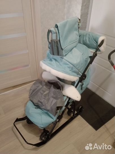 Детские санки коляска ника 7 8