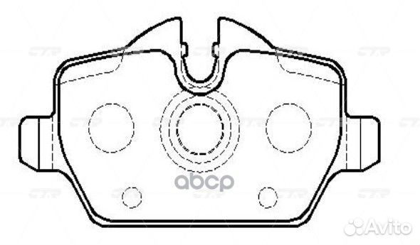 Колодки GK0022 CTR