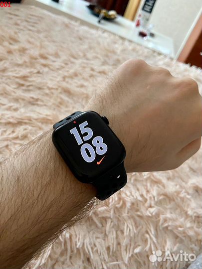 Apple Watch 9 P 43 мм (Черные + Лучшая версия)