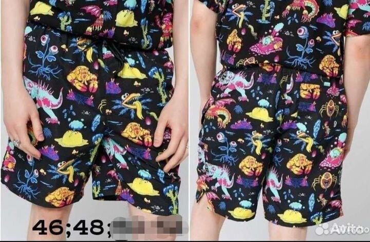 Бордшорты Rick and Morty и Аниме