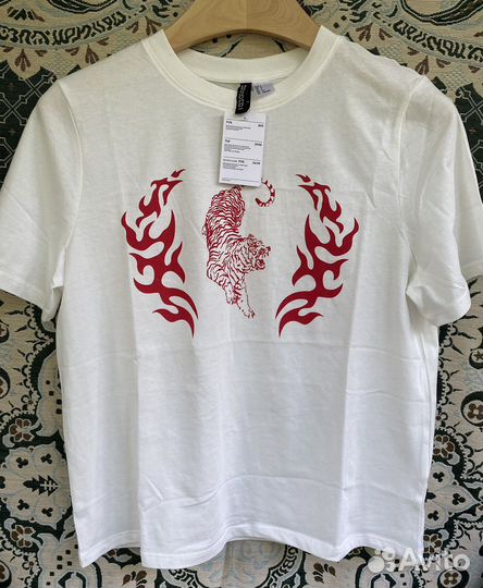 Футболка женская H&M Новая Хлопок