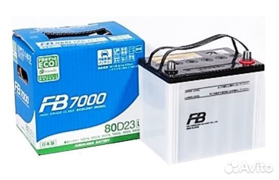 Аккумулятор FB 7000 80D23L 68 ач