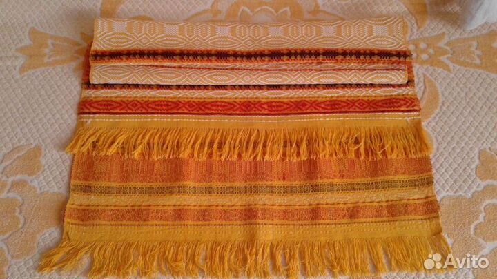 Салфетка - скатерть тканая х/б СССР