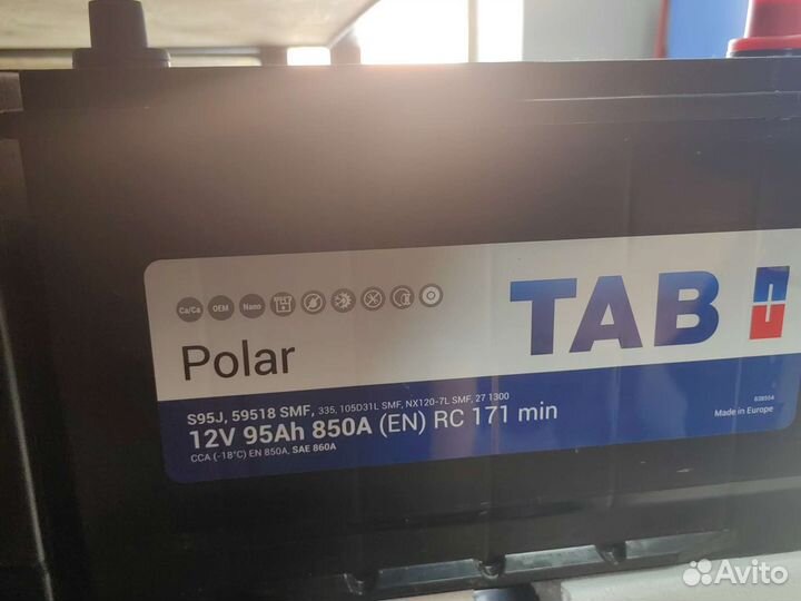 Аккумулятор Tab 95ah D31