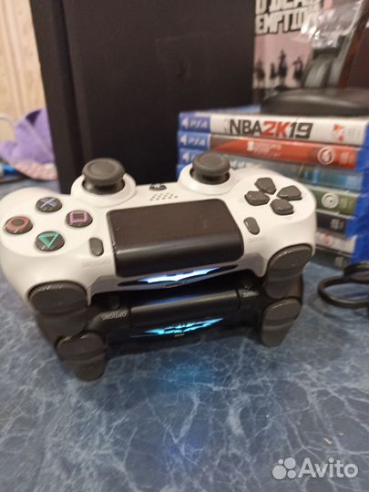 Sony playstation 4 slim 1tb 2 геймпада