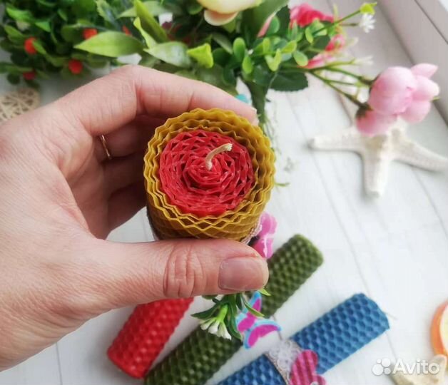 Свечи из вощины на заказ