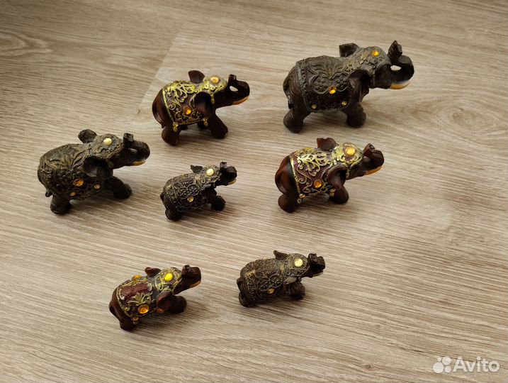 Статуэтки слоники керамика