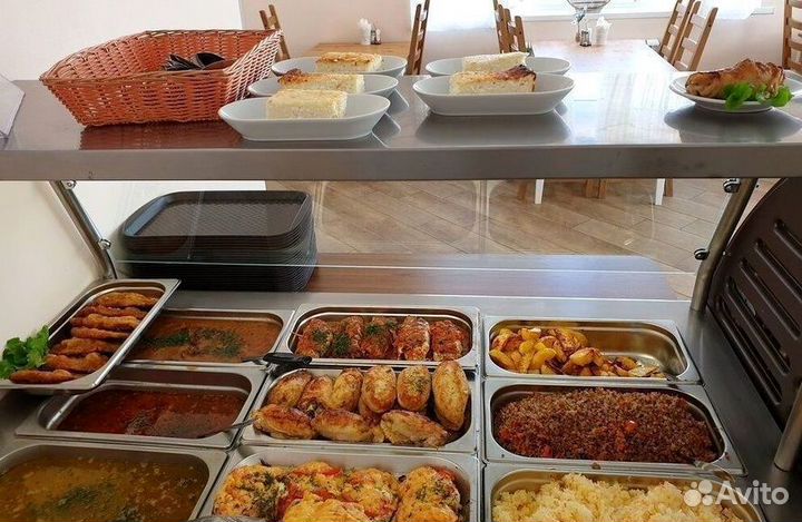 Действующая столовая на 150 посадочных мест