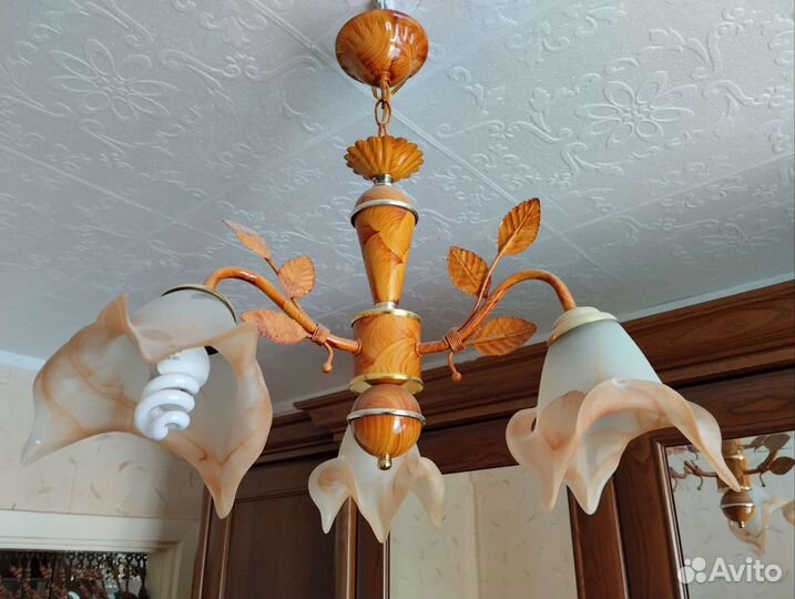 Люстры потолочные бу