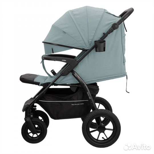 Коляска прогулочная на больших надувных колесах