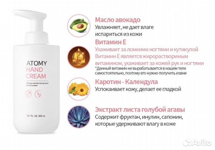 Атоми крем для рук
