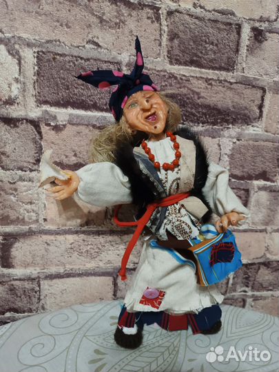 Кукла ручной работы из полимерной глины