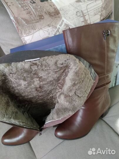 Сапоги зимние натуральные