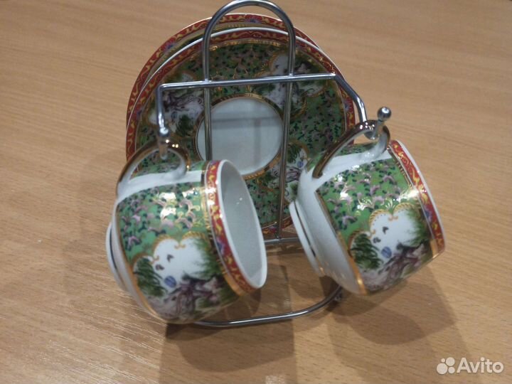 Чашка с блюдцем костяной фарфор (пара)