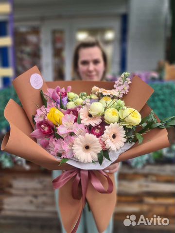 Букет цветов, розы, цветы