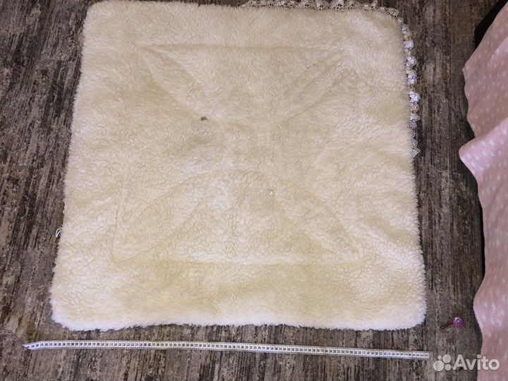 Зимний конверт в коляску на овчине