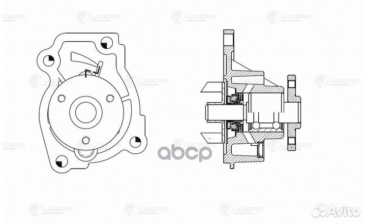 Насос водяной LADA Vesta /Renault Arkana / Dust