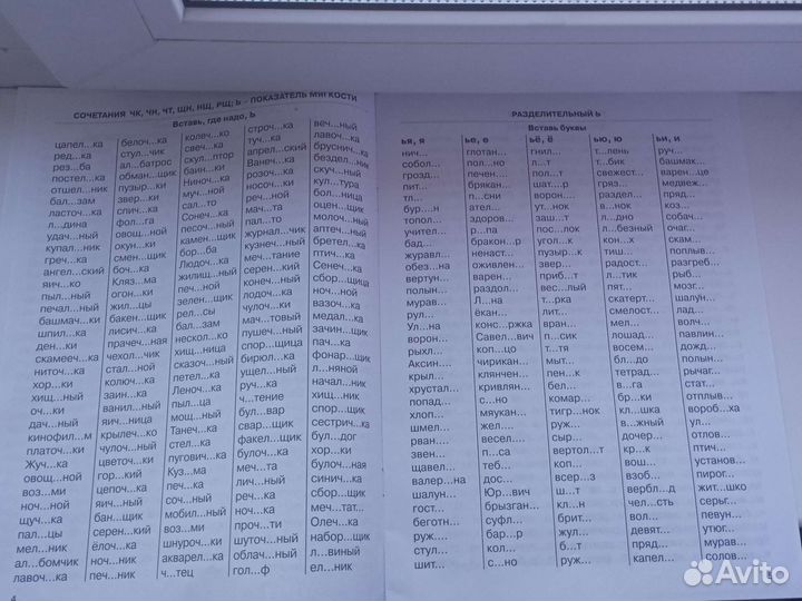 Примеры по русскому для 2 класса