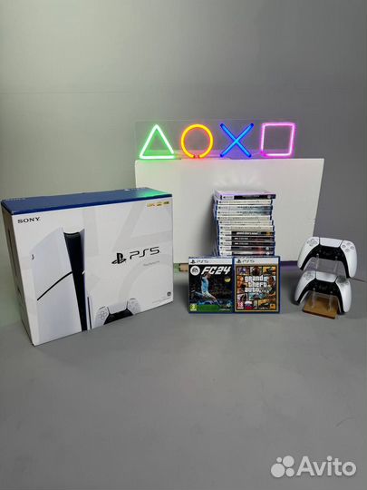 Новая Ps5 Slim 600+ Игр / Гарантия / Trade In