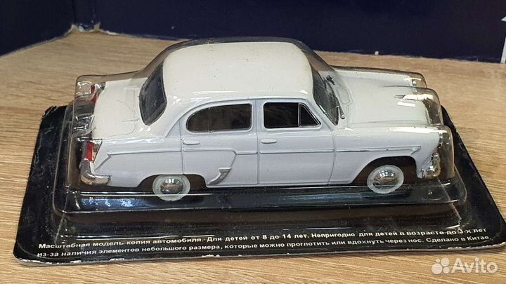 Модель Москвич -403 Белый деагостини, масштаб 1:43