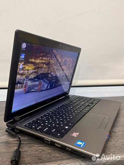Мощный ноутбук acer aspire amd a8,4 ядра
