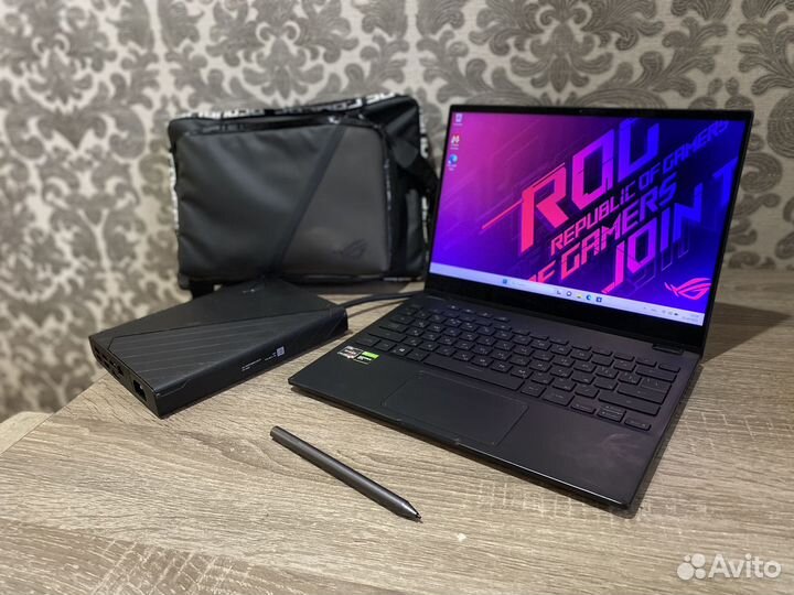Игровой ROG flow X13 RTX 3080/ryzen 9/32 RAM/4K