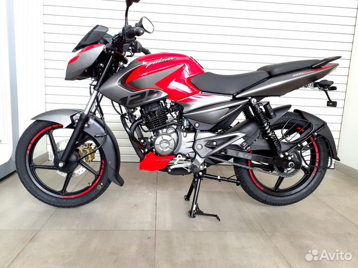 Мотоцикл bajaj Pulsar NS125 CBS красный, А1