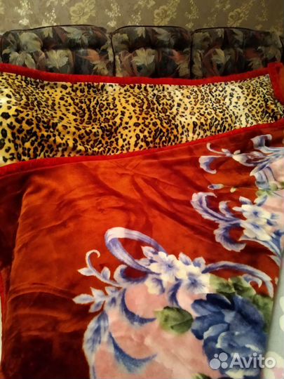 Плед покрывало двустороннее