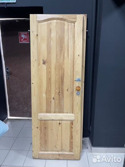 Дверь входная деревянная бу без коробки