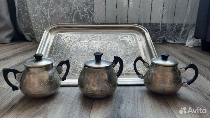 Набор посуды мельхиоровый СССР