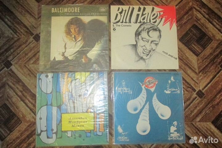 Пластинки,Manfred Mann's,Parsons, Robert Cray и др