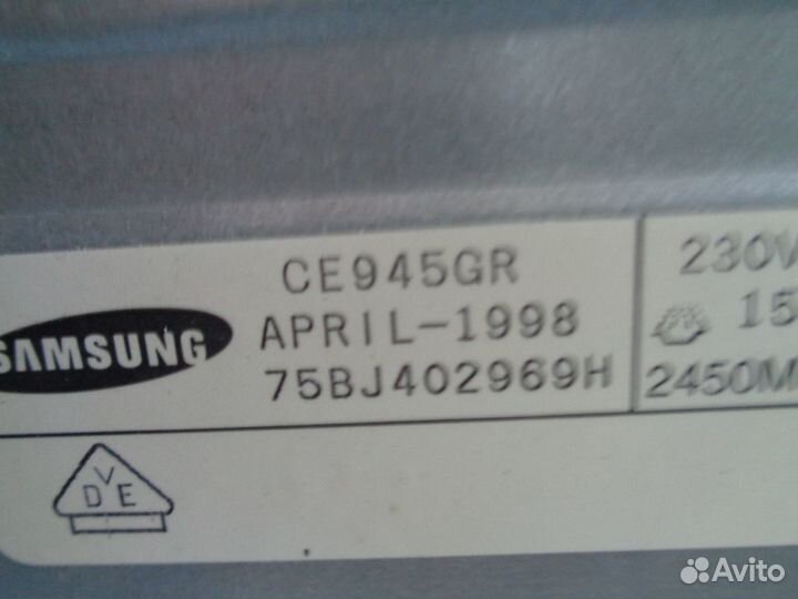 Свч микроволновая печь samsung