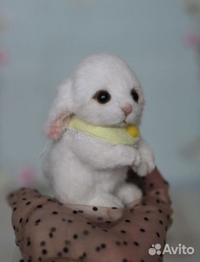 Игрушка тедди Зайка 10 см