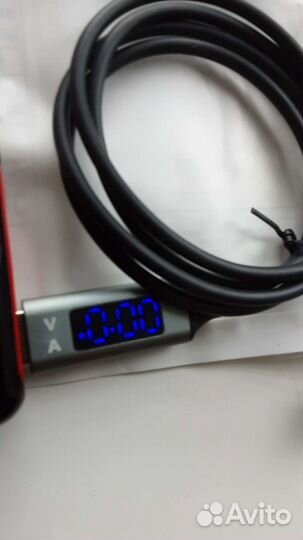 Шнур зарядки с измерителем 