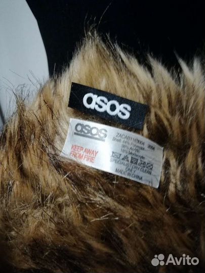 Меховой воротник новый