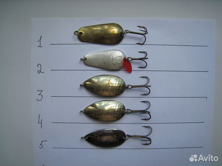 Набор колеблющихся блесен M Cro, Kibs